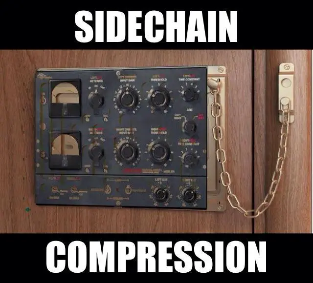 sidechain compression meme