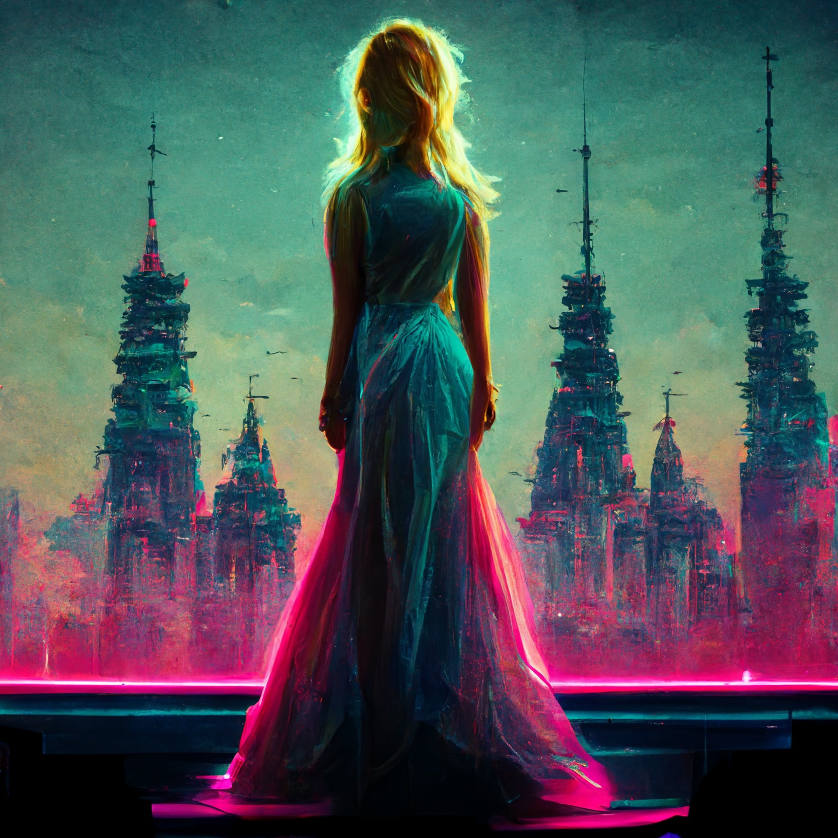 synthwave princess